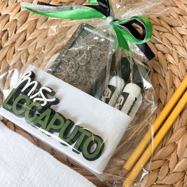 Personalized Dry Erase Teacher Gift Set