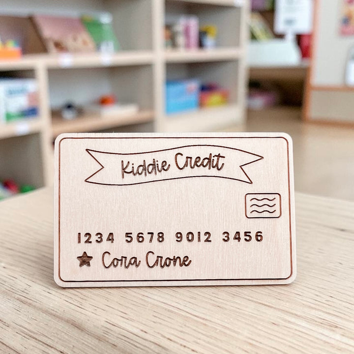 Wood Pretend Play Cards