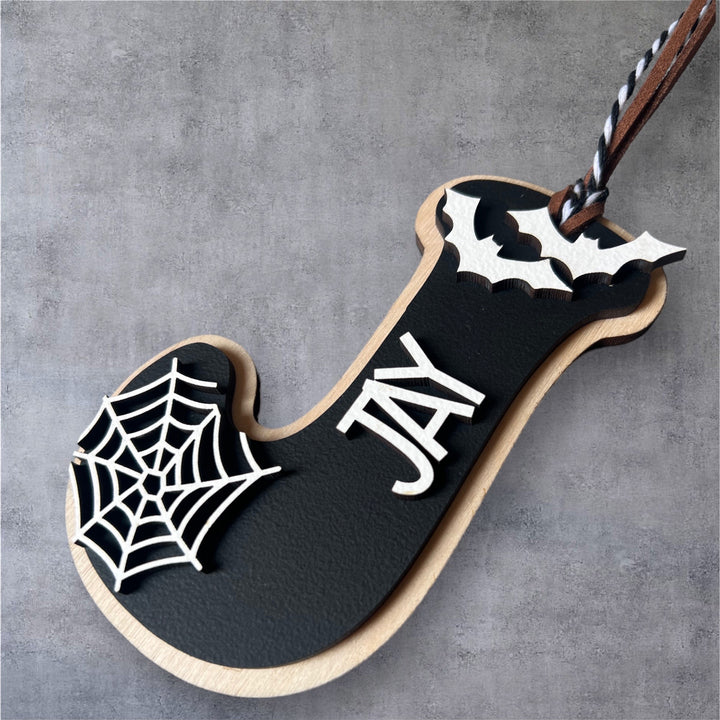 Personalized Halloween Basket Tag