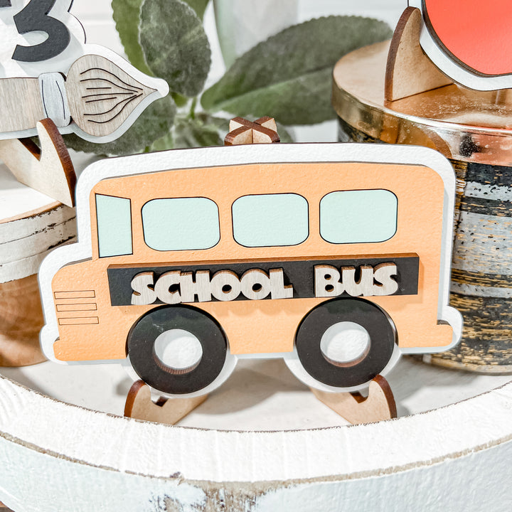 Back to School Tier Tray Decor