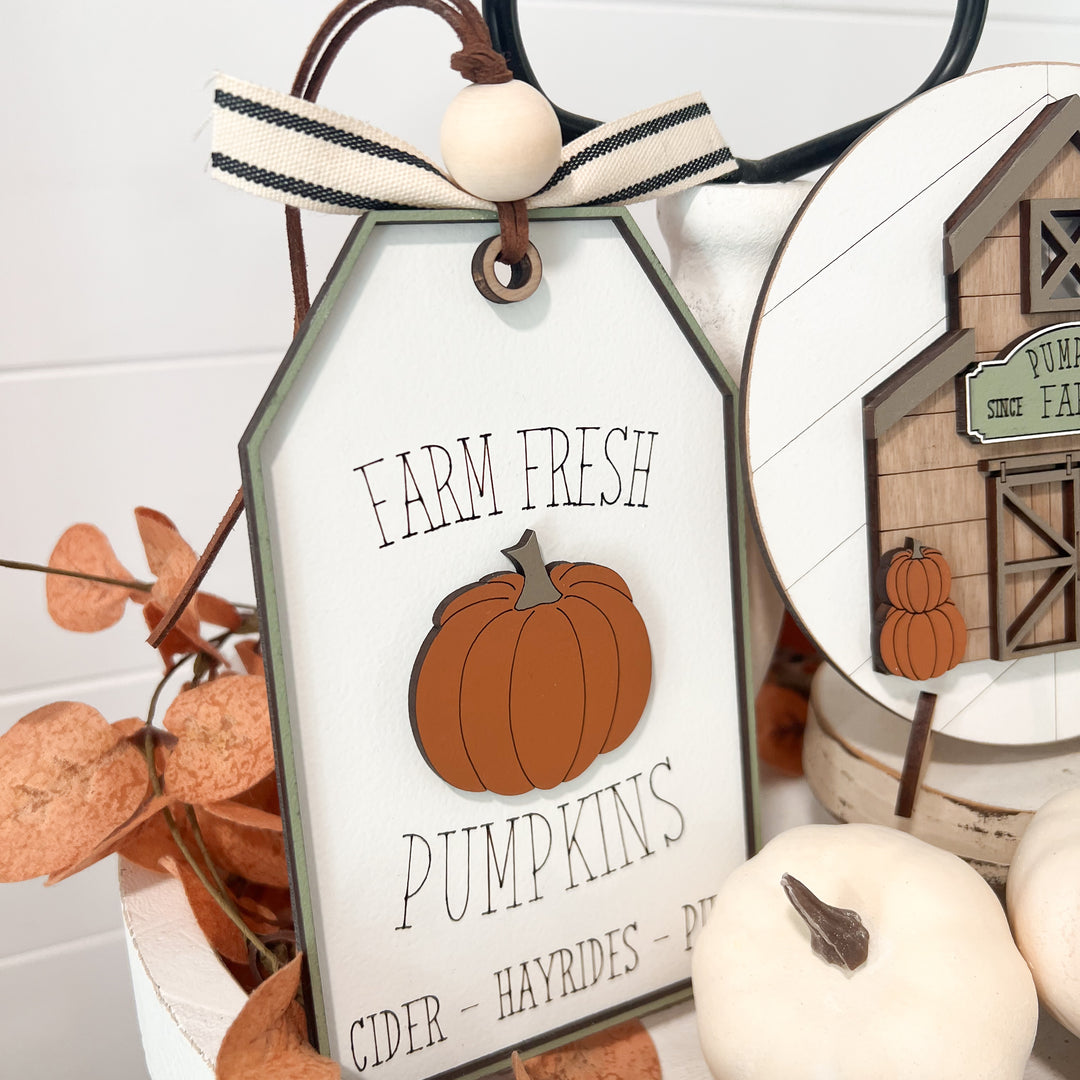 Fall Tiered Tray Decor Bundle