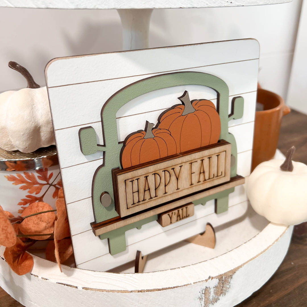 Fall Tiered Tray Decor Bundle