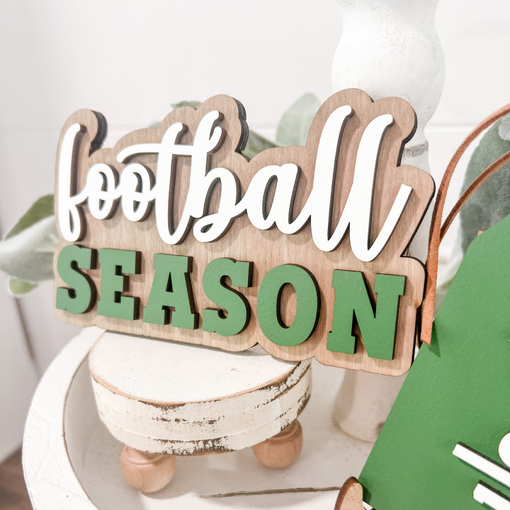 Football Tiered Tray Decor