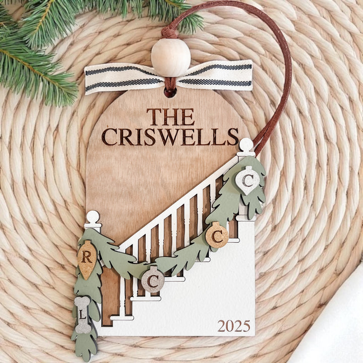 Personalized Family Christmas Ornament
