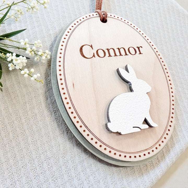Personalized Scalloped Easter Basket Tags