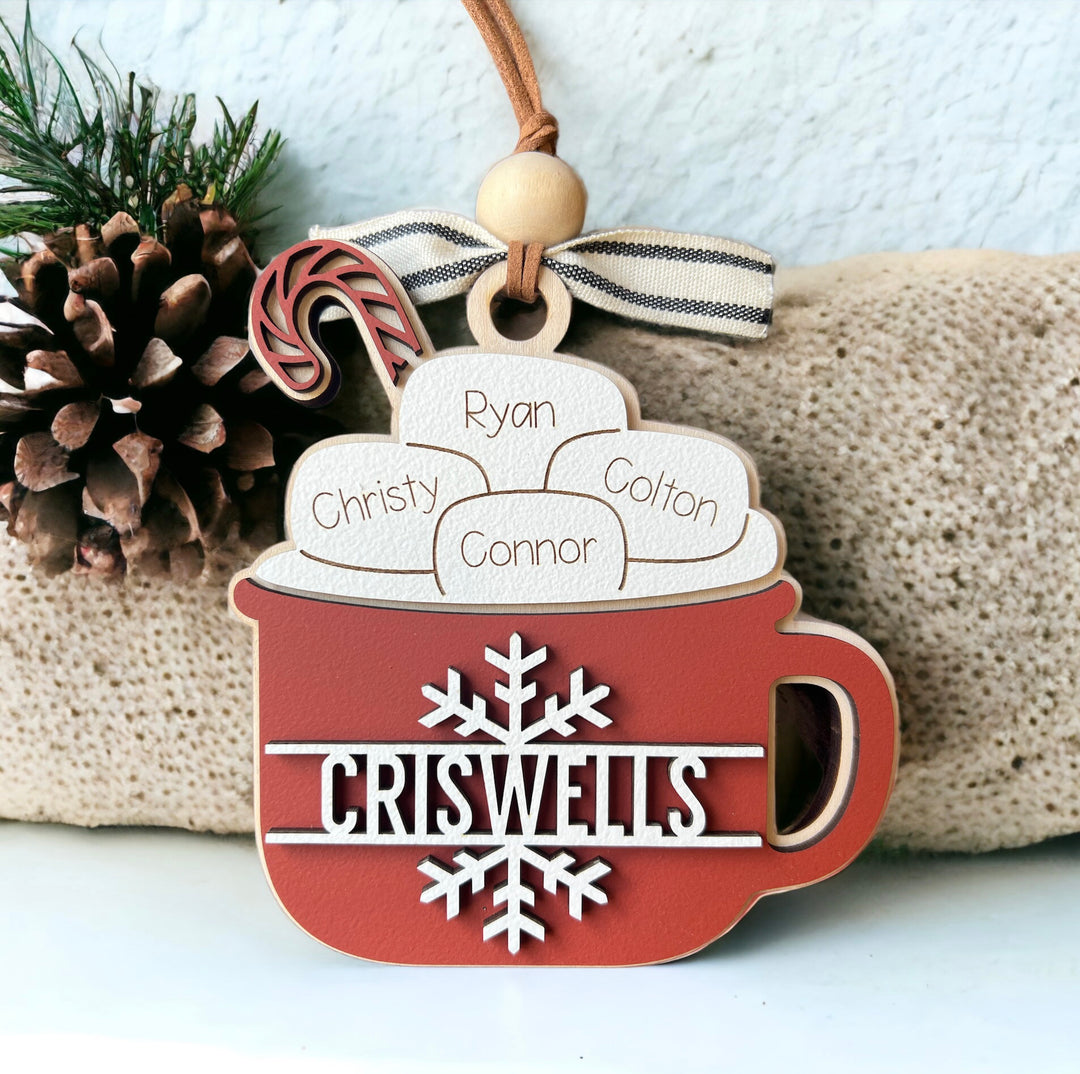 Personalized Family Christmas Ornament