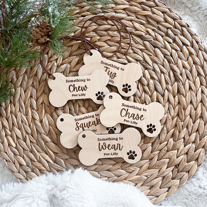 Personalized Pet Christmas Gift: Dog Stocking Tags