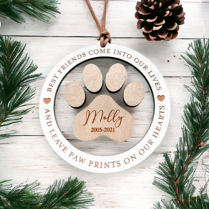 Personalized Dog Memorial Ornament