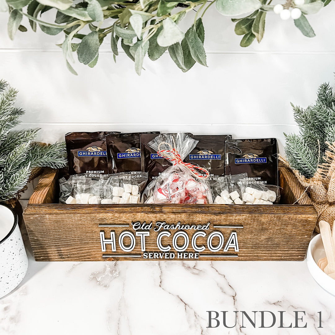 Hot Cocoa Bar Station