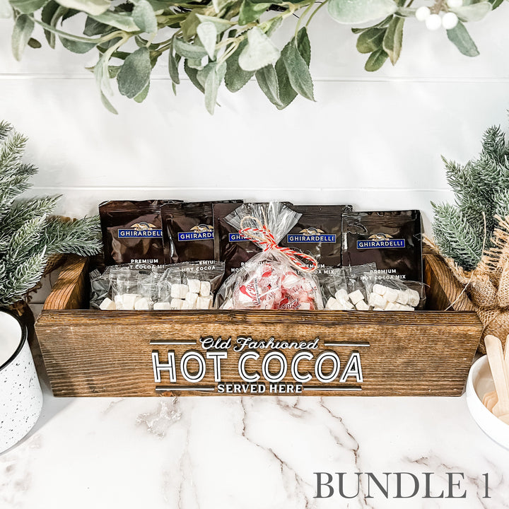 Hot Cocoa Bar Station
