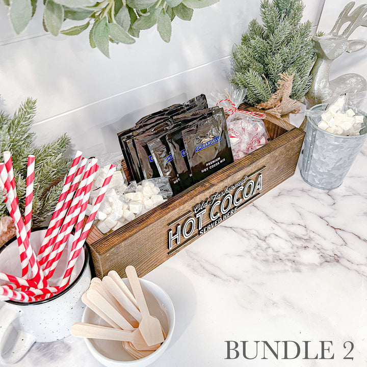 Hot Cocoa Bar Station