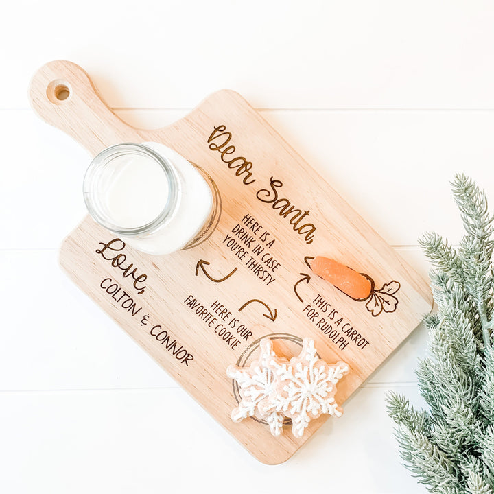 Personalized Santa Tray