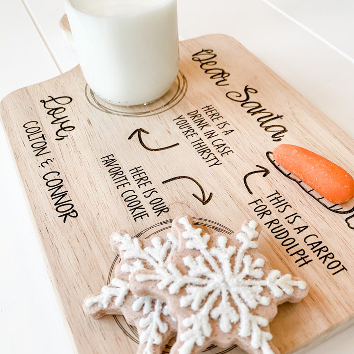 Personalized Santa Tray