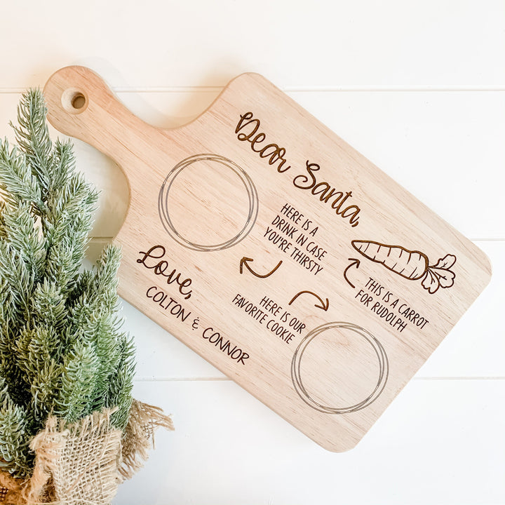 Personalized Santa Tray