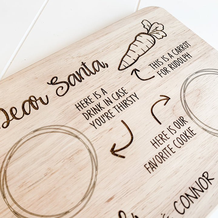 Personalized Santa Tray