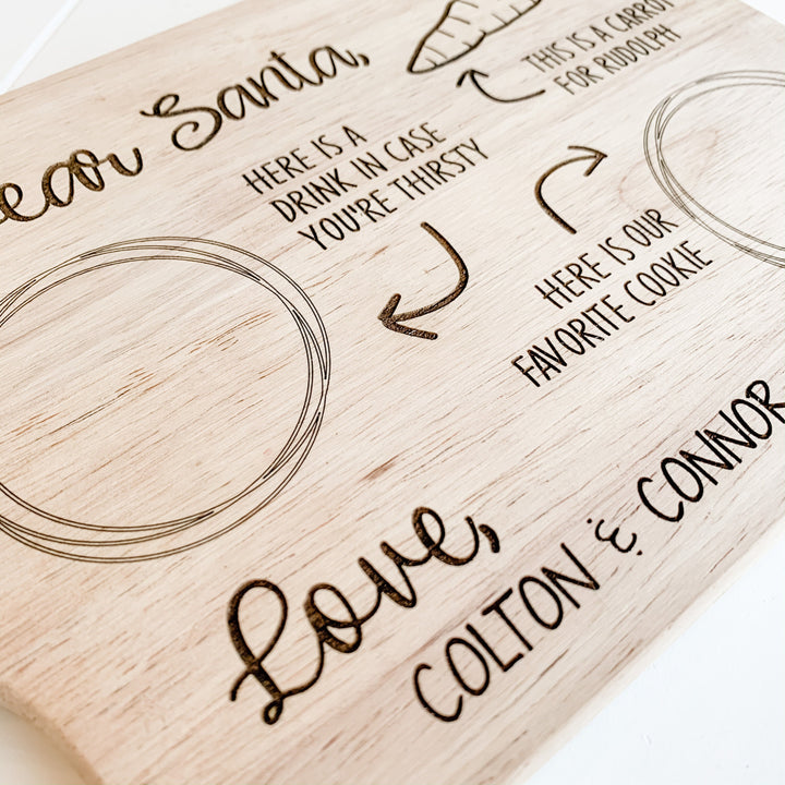 Personalized Santa Tray